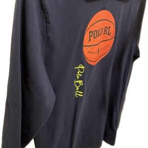 Big Boys Polo Ralph Lauren Navy Shirt with Logo Size XL 18-20